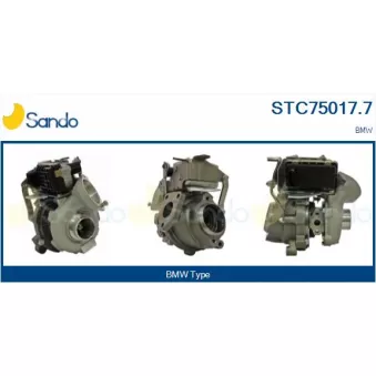 Turbocompresseur, suralimentation SANDO OEM 11652287495