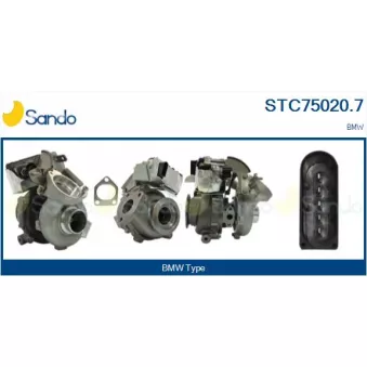 Turbocompresseur, suralimentation SANDO OEM 7793866