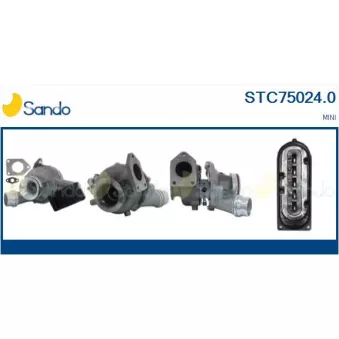 Turbocompresseur, suralimentation SANDO OEM 11658573105