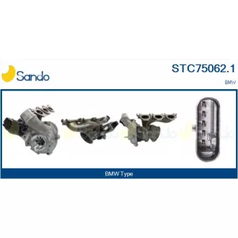 Turbocompresseur, suralimentation SANDO OEM 2400211