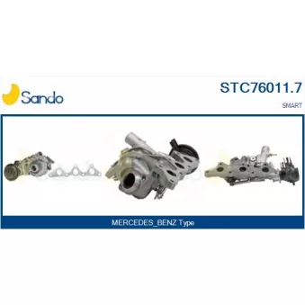 Turbocompresseur, suralimentation SANDO OEM A160096069980