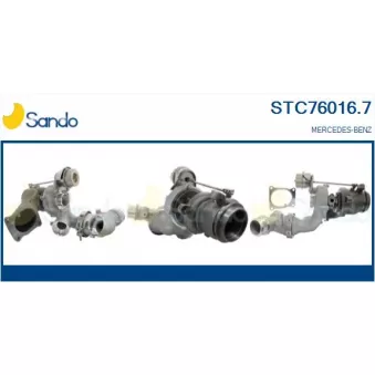 Turbocompresseur, suralimentation SANDO OEM 6460901480