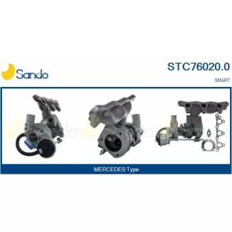 Turbocompresseur, suralimentation SANDO OEM Q0001467V001000000