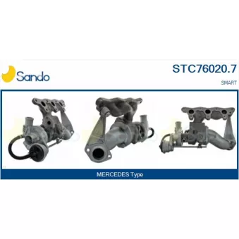 Turbocompresseur, suralimentation SANDO OEM 6600960199