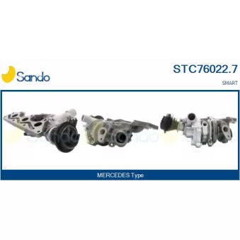 Turbocompresseur, suralimentation SANDO OEM A1600960999