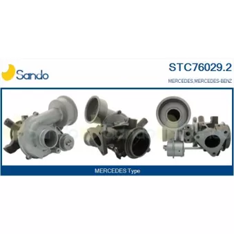 Turbocompresseur, suralimentation SANDO OEM A6400902380