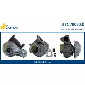 Turbocompresseur, suralimentation SANDO OEM a612096059988