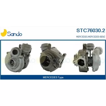 Turbocompresseur, suralimentation SANDO OEM a612096059988