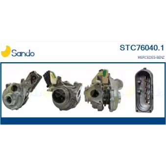 Turbocompresseur, suralimentation SANDO OEM A6460900980