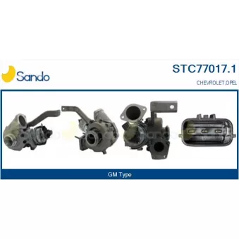 Turbocompresseur, suralimentation SANDO OEM 25194654