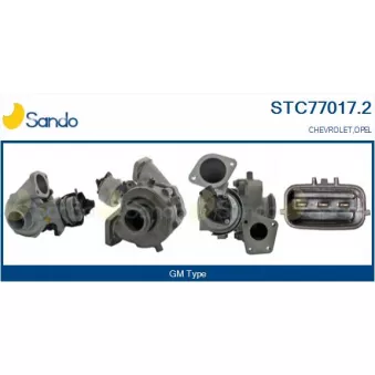 Turbocompresseur, suralimentation SANDO OEM 25194654