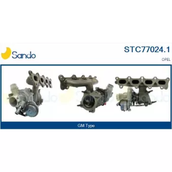 Turbocompresseur, suralimentation SANDO STC77024.1