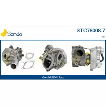 SANDO STC78008.7 - Turbocompresseur, suralimentation