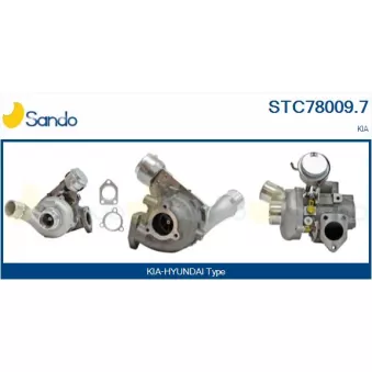 Turbocompresseur, suralimentation SANDO OEM 282004a470ff
