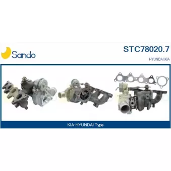 Turbocompresseur, suralimentation SANDO STC78020.7