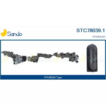 Turbocompresseur, suralimentation SANDO OEM 282012A810RM