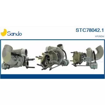 Turbocompresseur, suralimentation SANDO OEM 282004A001
