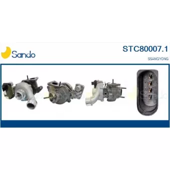 SANDO STC80007.1 - Turbocompresseur, suralimentation