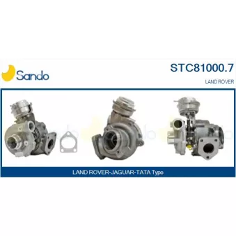 Turbocompresseur, suralimentation SANDO STC81000.7