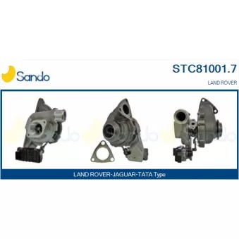 Turbocompresseur, suralimentation SANDO OEM LR042752