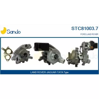Turbocompresseur, suralimentation SANDO OEM LR056369