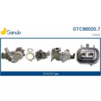 Turbocompresseur, suralimentation SANDO STC86020.7 Turbocompresseur, suralimentation SANDO STC86020.7