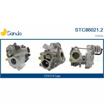 Turbocompresseur, suralimentation SANDO OEM 1720127050