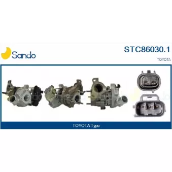 SANDO STC86030.1 - Turbocompresseur, suralimentation