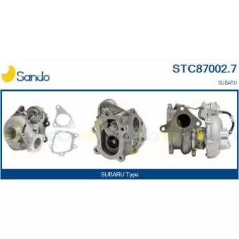 Turbocompresseur, suralimentation SANDO STC87002.7