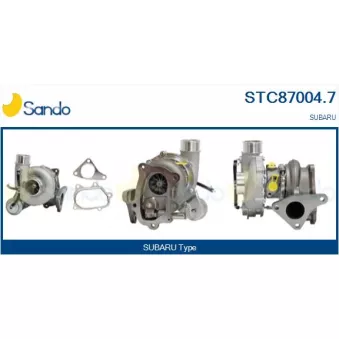 Turbocompresseur, suralimentation SANDO STC87004.7
