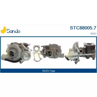 Turbocompresseur, suralimentation SANDO OEM 8971397243