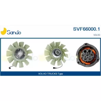 Embrayage, ventilateur de radiateur SANDO OEM 21772668 Embrayage, ventilateur de radiateur SANDO OEM 21772668