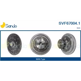 Embrayage, ventilateur de radiateur SANDO SVF67004.1