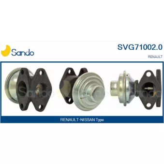 Vanne EGR SANDO OEM 7700108141