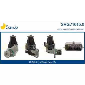 Vanne EGR SANDO OEM 147105308R