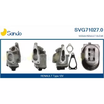 Vanne EGR SANDO OEM 8200411031