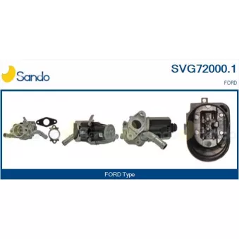 Vanne EGR SANDO OEM 9C1Q9D475AB