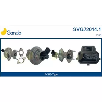 Vanne EGR SANDO OEM 1S7Q9D475BA