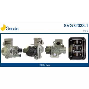 Vanne EGR SANDO SVG72033.1