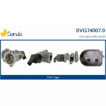 Vanne EGR SANDO OEM 93177422