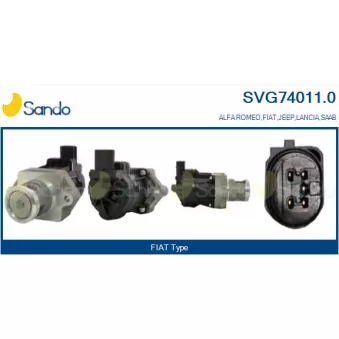 Vanne EGR SANDO OEM 68101347AA