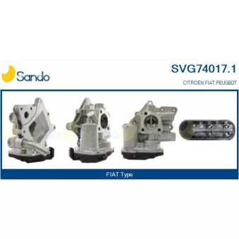 Vanne EGR SANDO OEM 504373660