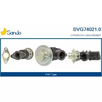 Vanne EGR SANDO OEM 1628gy