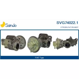Vanne EGR SANDO OEM 1628WV