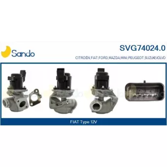 Vanne EGR SANDO OEM 5S6Q9D475AC