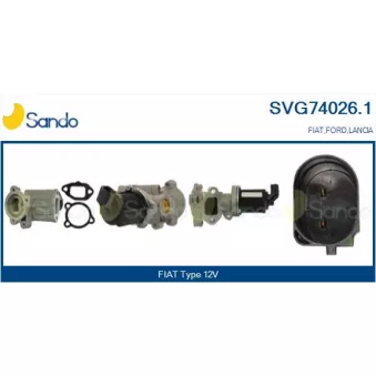 Vanne EGR SANDO OEM 1710918