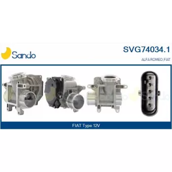 Vanne EGR SANDO OEM 71796405