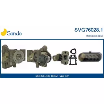 Vanne EGR SANDO SVG76028.1