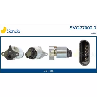 Vanne EGR SANDO OEM 17094050