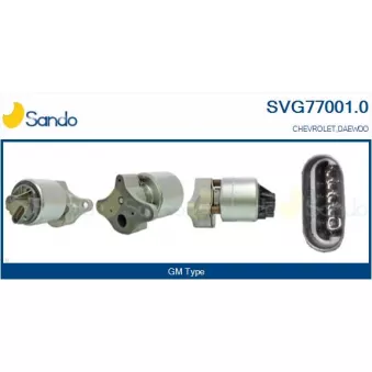 Vanne EGR SANDO OEM 96408500